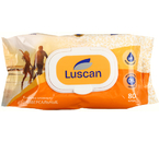 Салфетки влажные Luscan, 80 шт., универсальные