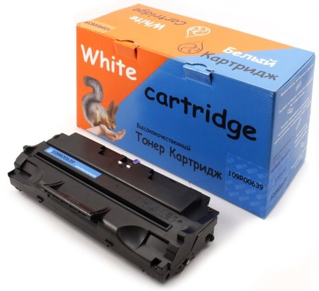Тонер-картридж White Cartridge 109R00639, черный, ресурс 3000 страниц Тонер-картридж White Cartridge 109R00639, черный, ресурс 3000 страниц