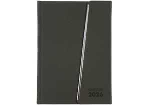 Ежедневник датированный на 2026 год BG Magnet Grey, 150×210 мм, 176 л., серый Ежедневник датированный на 2026 год BG Magnet Grey, 150×210 мм, 176 л., серый