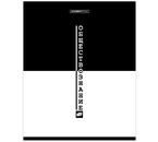 Тетрадь предметная А5, 48 л. на скобе Black and White, 165×205 мм, клетка, «Обществознание»