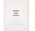 Папка картонная на завязках «Папка для бумаг» Attache, А4, ширина корешка 20 мм, плотность 300 г/м², немелованная, белая Папка картонная на завязках «Папка для бумаг» Attache, А4, ширина корешка 20 мм, плотность 300 г/м², немелованная, белая