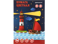 Бумага цветная односторонняя А4 SchoolФормат