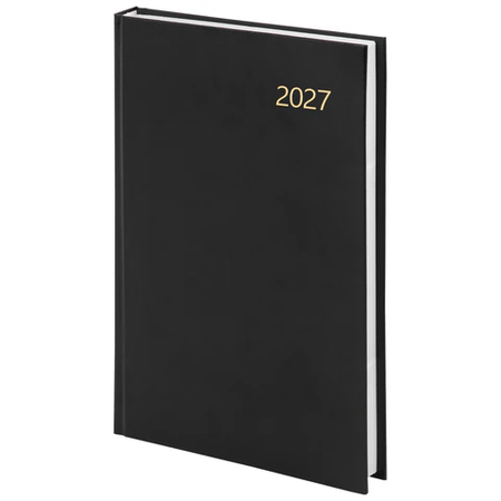 Ежедневник датированный на 2027 год Staff, 145*215 мм, 160 л., черный Ежедневник датированный на 2027 год Staff, 145*215 мм, 160 л., черный