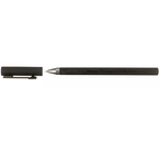 Ручка шариковая Berlingo DoubleBlack, корпус черный, стержень синий