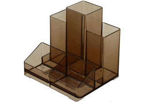 Подставка-органайзер настольная Brauberg Contract, 109×95×101,5 мм, тонированная
