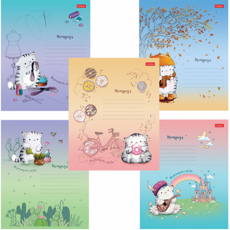 Тетрадь школьная А5, 12 л. на скобе «Приключения кота Пирожка», 148*210 мм, линия, ассорти (цена за 1 шт.) Тетрадь школьная А5, 12 л. на скобе «Приключения кота Пирожка», 148*210 мм, линия, ассорти (цена за 1 шт.)