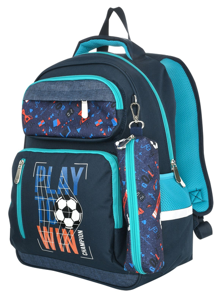 Рюкзак школьный Schoolformat Soft 3+ 18L, 300*390*130 мм, Play Football