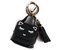 Брелок для ключей из искусственной кожи Sima-Land, 5*2,5*6 см, «Сумочка. Котик», цвет чёрный