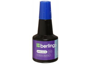 Краска штемпельная Berlingo, 30 мл, синяя