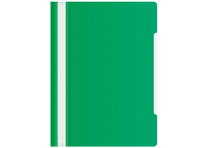 Папка-скоросшиватель пластиковая А4 «Бюрократ», толщина пластика 0,16 мм, зеленая