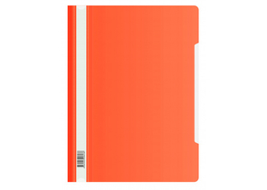 Папка-скоросшиватель пластиковая А4 «Бюрократ Люкс», толщина пластика 0,18 мм, красная