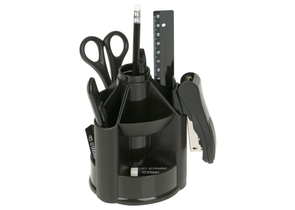 Органайзер настольный «Стамм» MiniDesk, 13 предметов, черный