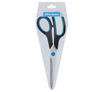 Ножницы канцелярские OfficeSpace, 215 мм, ручки черные с синим