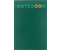 Блокнот на склейке Notebook, 95*140 мм, 40 л., клетка, «Изумрудный»