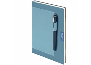 Ежедневник недатированный с ручкой Brauberg Style (в подарочной коробке), 145×210 мм, 160 л., синий