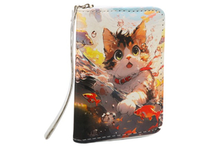 Кошелек детский на молнии 07-01-13/ 07-01-07, 9×1,5×12,5 см, «Кот 2» Кошелек детский на молнии 07-01-13/ 07-01-07, 9×1,5×12,5 см, «Кот 2»