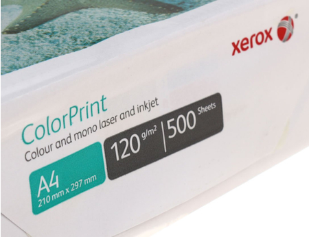 Бумага офисная Xerox ColorPrint, А4 (210*297 мм), 120 г/м2, 500 л. 