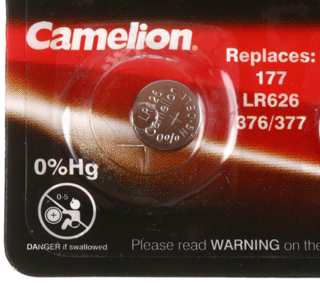 Батарейка щелочная дисковая Camelion Alkaline, AG4, BP10, 1.5V