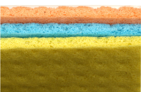 Салфетки целлюлозные губчатые Paterra, 17*15 см, 3 шт., ассорти