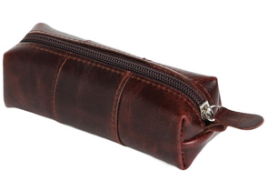 Футляр для ключей Sima-Land, 12,5×4,5×3,5 см, 1 кольцо, Textura, рифленый коричневый