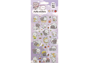 Наклейки объемные Meshu, 10×23 см, Cute Kittens