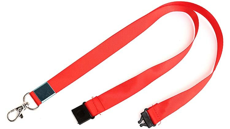 Тесьма для бейджа Forpus, 90*2 см, красная Тесьма для бейджа Forpus, 90*2 см, красная