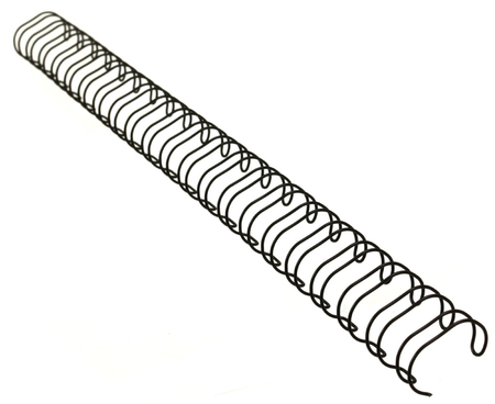 Пружина металлическая GBC WireBind, диаметр 12 мм, на 21 отверстие, 100 шт., черная