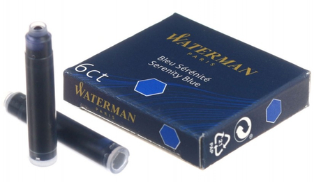 Чернила в капсулах Waterman , синие