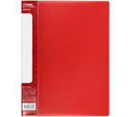 Папка пластиковая с боковым зажимом «Стамм. Кристалл», толщина пластика 0,7 мм, красная Папка пластиковая с боковым зажимом «Стамм. Кристалл», толщина пластика 0,7 мм, красная