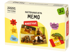 Игра настольная «Мемо», «Животные», 3+