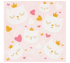 Салфетки сервировочные Sima-Land, 33×33 см, 20 шт., «Котенок Принцесса»