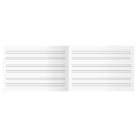 Тетрадь для нот А5 BG, 200*140 мм, 24 л., «Мяу-музыка»