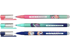 Ручка гелевая Meshu «Пиши-стирай», Catbox, корпус ассорти, стержень синий Ручка гелевая Meshu «Пиши-стирай», Catbox, корпус ассорти, стержень синий