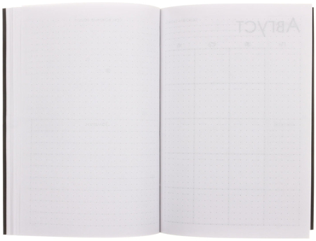 Ежедневник-планер полудатированный New Black, 140*200 мм, 48 л., «Дизайн 3»