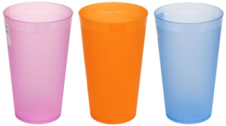 Стакан пластиковый, 400 мл, ассорти Стакан пластиковый, 400 мл, ассорти
