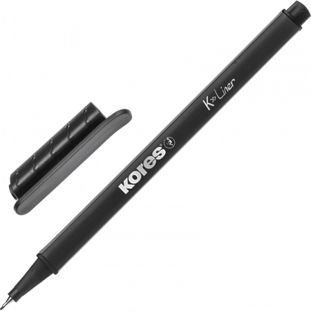 Лайнер Kores, толщина линии 0,4 мм, черный