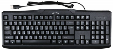 Клавиатура Oklick 170M (855272), USB, проводная, черная Клавиатура Oklick 170M (855272), USB, проводная, черная