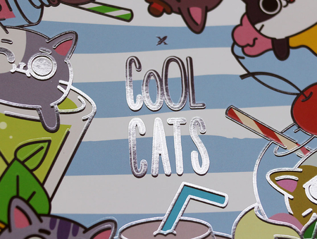 Тетрадь общая А5, 48 л. на скобе Coctail Kittens, 162*203 мм, клетка, ассорти Тетрадь общая А5, 48 л. на скобе Coctail Kittens, 162*203 мм, клетка, ассорти