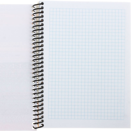 Тетрадь-блокнот на спирали Bourgeois для записей, 140*190 мм, 80 л., клетка, «16283-16285», ассорти