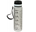 Бутылка для воды пластиковая Meshu, 600 мл, Nice Day, белая