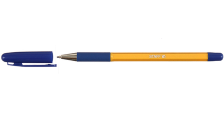 Ручка шариковая Staff Basic BP-14 Orange, корпус оранжевый, стержeнь синий Ручка шариковая Staff Basic BP-14 Orange, корпус оранжевый, стержeнь синий