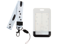 Бейдж пластиковый на тесьме с карабином Meshu Бейдж пластиковый на тесьме с карабином Meshu