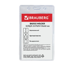 Бейдж пластиковый без крепления Brauberg Pocket, 60×90 см