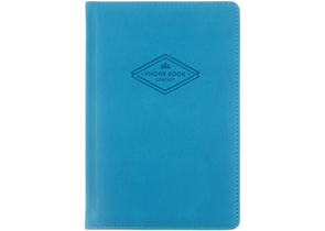 Книга телефонная OfficeSpace Winner (А5), 140×210 мм, 80 л., линия, синяя