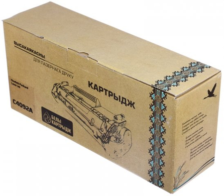 Тонер-картридж White Cartridge C4092A, черный, ресурс 2500 страниц Тонер-картридж White Cartridge C4092A, черный, ресурс 2500 страниц
