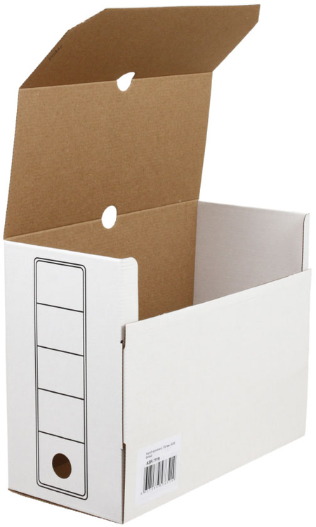 Короб архивный из гофрокартона ASR, корешок 150 мм, 320*255*150 мм, белый Короб архивный из гофрокартона ASR, корешок 150 мм, 320*255*150 мм, белый
