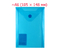 Папка-конверт пластиковая на кнопке Brauberg Small-Size А6, толщина пластика 0,18 мм, синяя