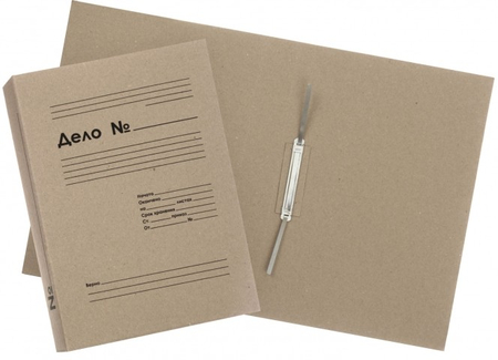 Папка картонная «Дело» со скоросшивателем, А4, ширина корешка 40 мм, плотность 620 г/м2, «Премиум», серая Папка картонная «Дело» со скоросшивателем, А4, ширина корешка 40 мм, плотность 620 г/м2, «Премиум», серая