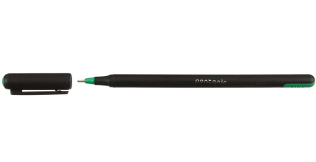 Ручка шариковая Linc Pentonic, корпус черный, стержень зеленый