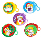 Кошелек детский для мелочи Sima-Land (плюш), 9×1 см, «Котик праздничный», ассорти Кошелек детский для мелочи Sima-Land (плюш), 9×1 см, «Котик праздничный», ассорти